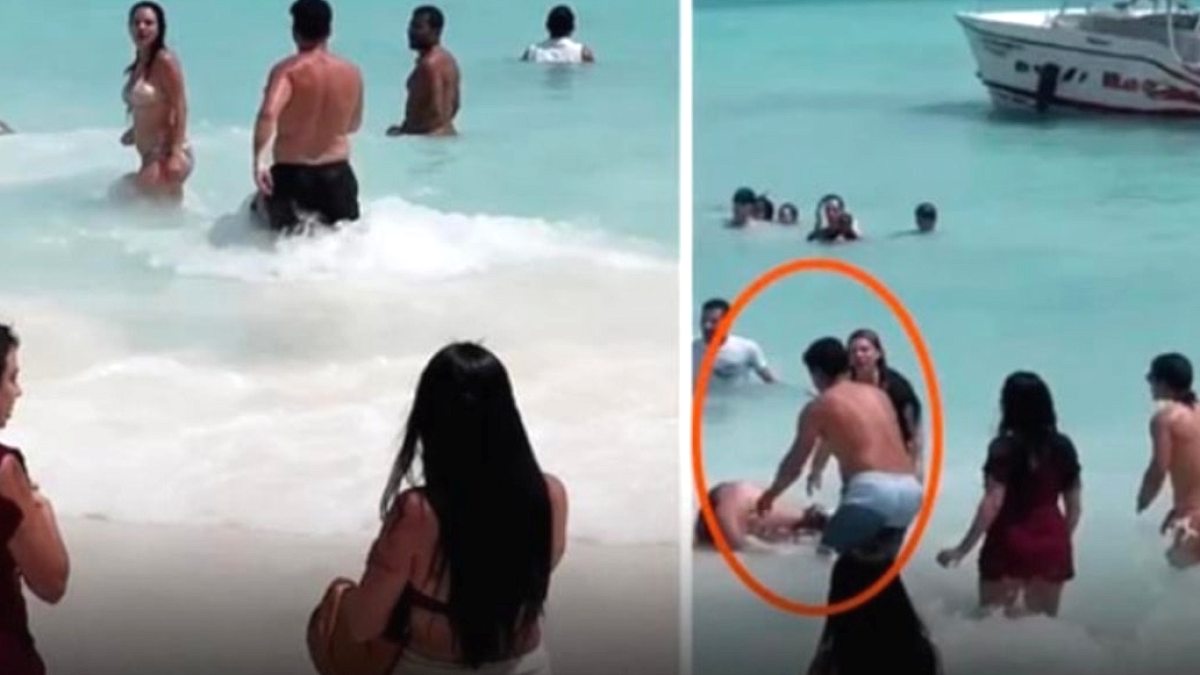 Saona Adası'nda Turistlere Şok Yaşatan Kadına Şiddet Girişimi