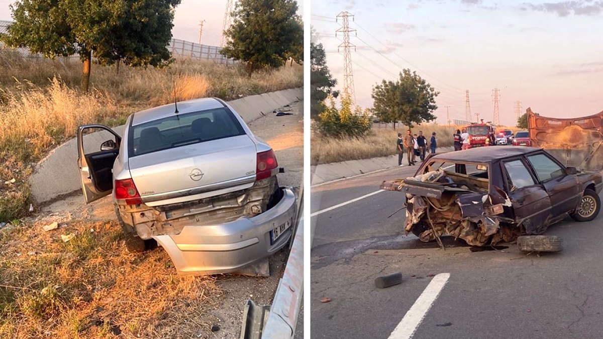 Edirne'de Kavşakta Zincirleme Kaza: Bir Yaralı