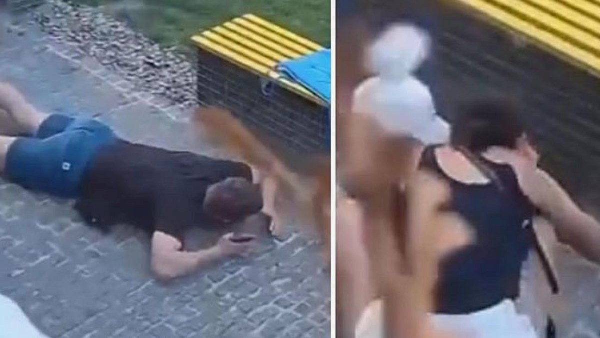 Ukrayna'da Sivil Alanlara Füze Saldırısı: Panik Anları Kamerada