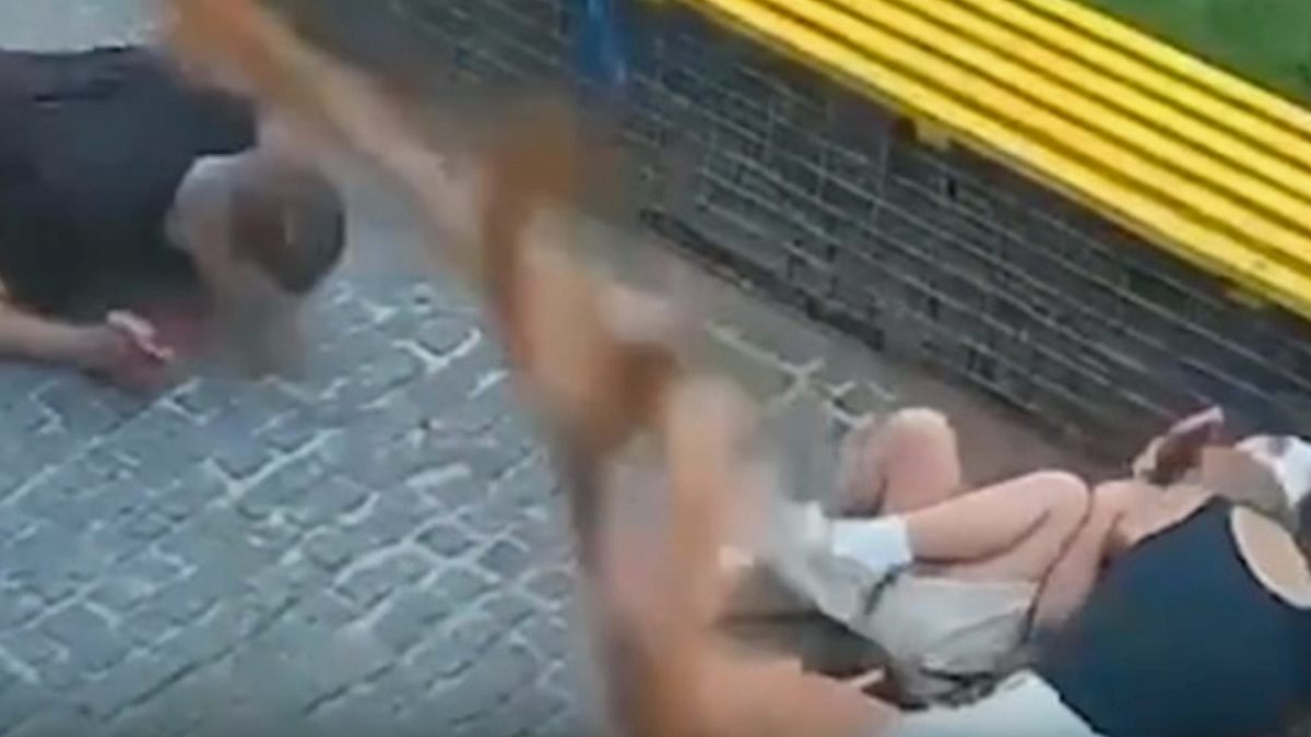 Ukrayna'da Parkta Oturan Sivillere Füze Saldırısı: Panik Dolu Anlar