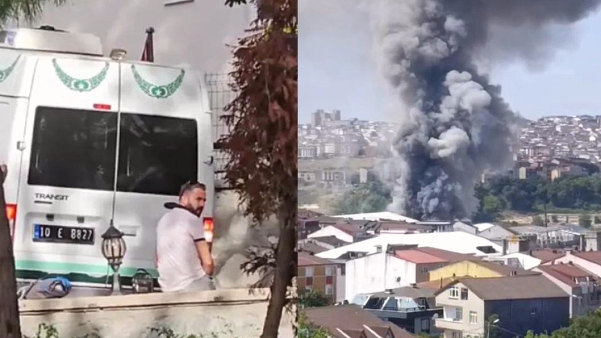 Arnavutköy'de Fabrikada Büyük Yangın: Ekipler Seferber Oldu