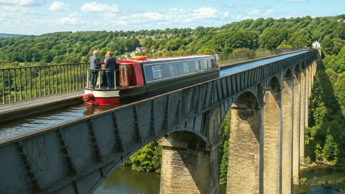 Galler'de Gökyüzünde Seyreden Tekneler: Pontcysyllte Su Kemeri