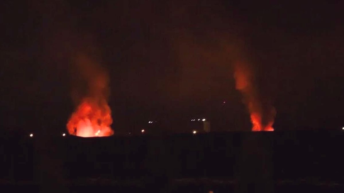 Erbil'de Hava Savunma Sistemleri İnsansız Hava Aracına Karşı Müdahale Etti