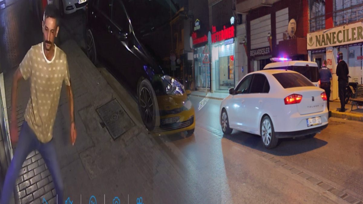 Eskişehir'de Tatil Acentesinin Camını Tekmeleyen Şüpheli Esnafın Dikkatli Müdahalesiyle Yakalandı