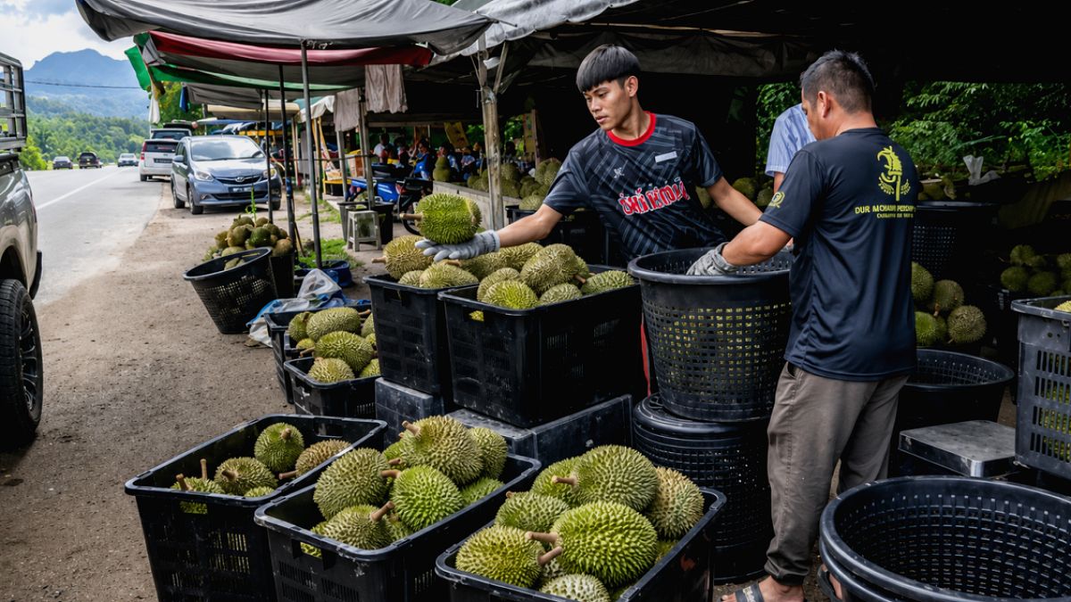 Malezya'dan Çin'e Durian İhracatı: Koku Sorunu ve Yeni Lojistik Hatları