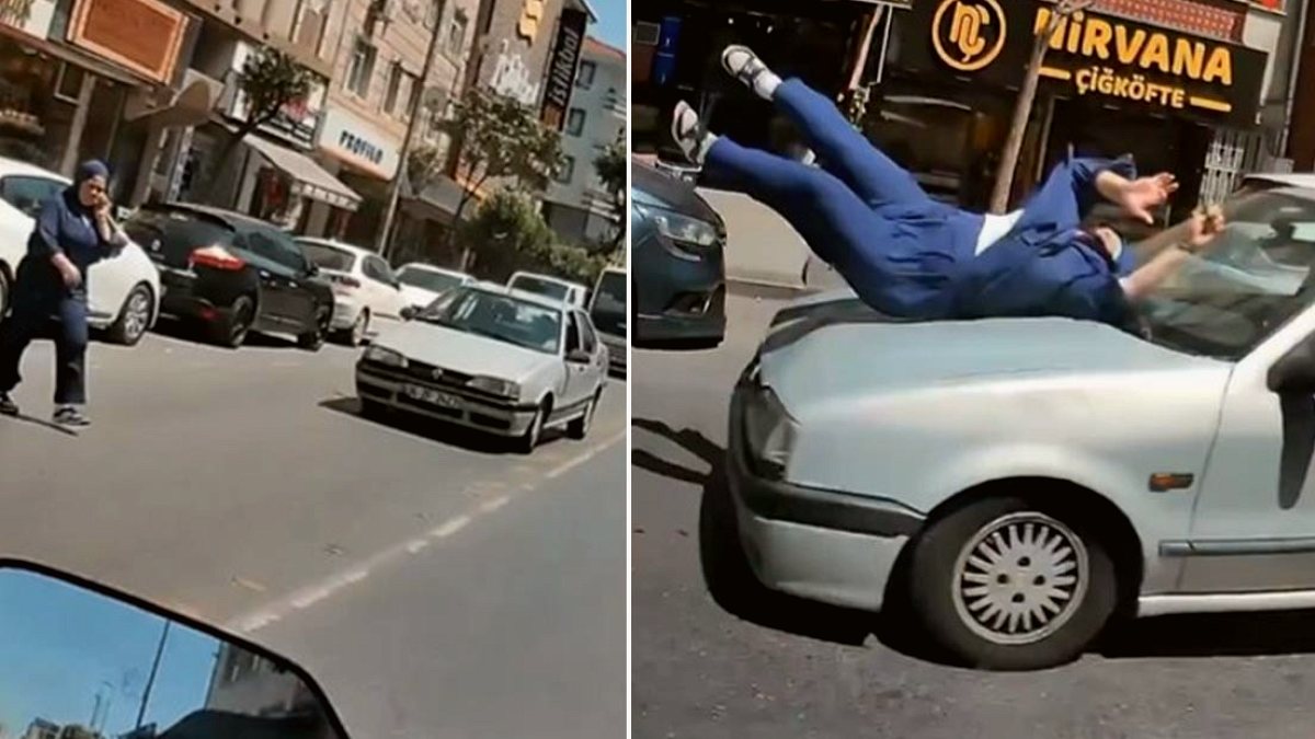 İstanbul'da Korkunç Kaza: Yayaya Çarpan Otomobil Takla Attı