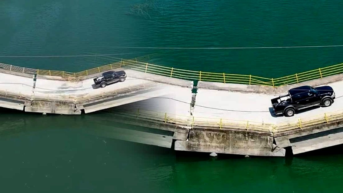 Yunanistan'da Yıkık Köprü Tehlikesi: Sürücüler Canlarını Hiçe Sayıyor