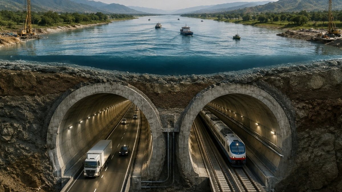 Hindistan'da Tarihi Nehir Altı Tünel Projesi Hayata Geçiyor