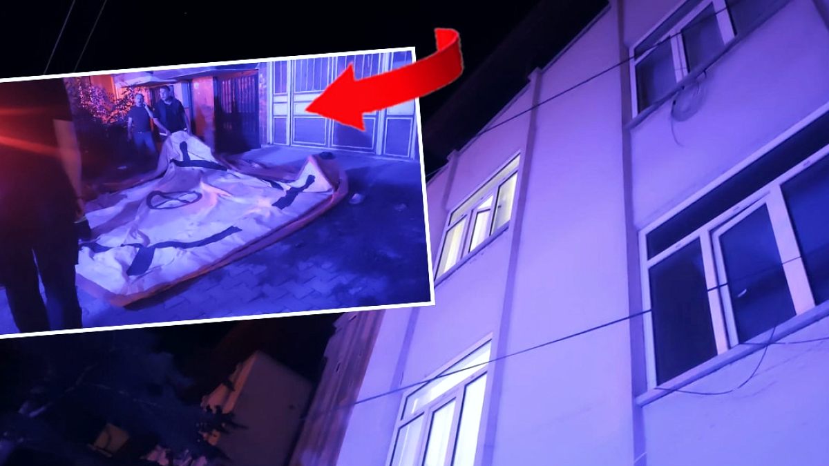 Eşinden Kilitli Kalan Adam Çatıdan Düşerek Ağır Yaralandı