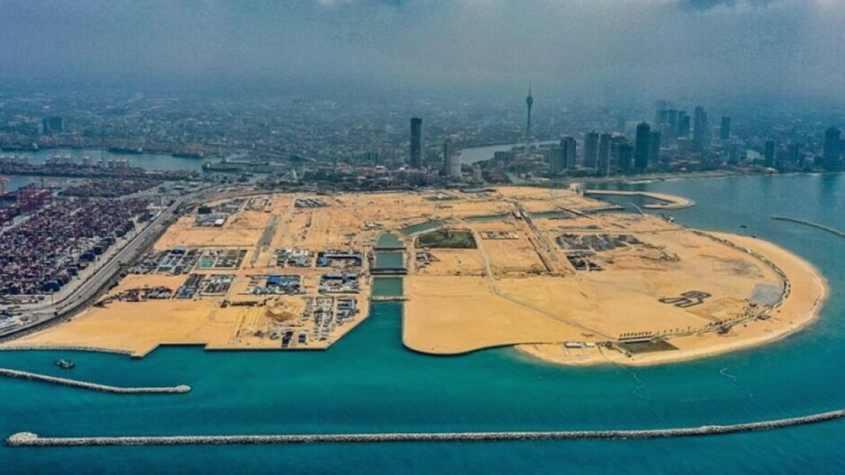Sri Lanka'da Dev Finans Merkezi İnşa Ediliyor: Okyanustan 65 Milyon Metreküp Kum Çekildi