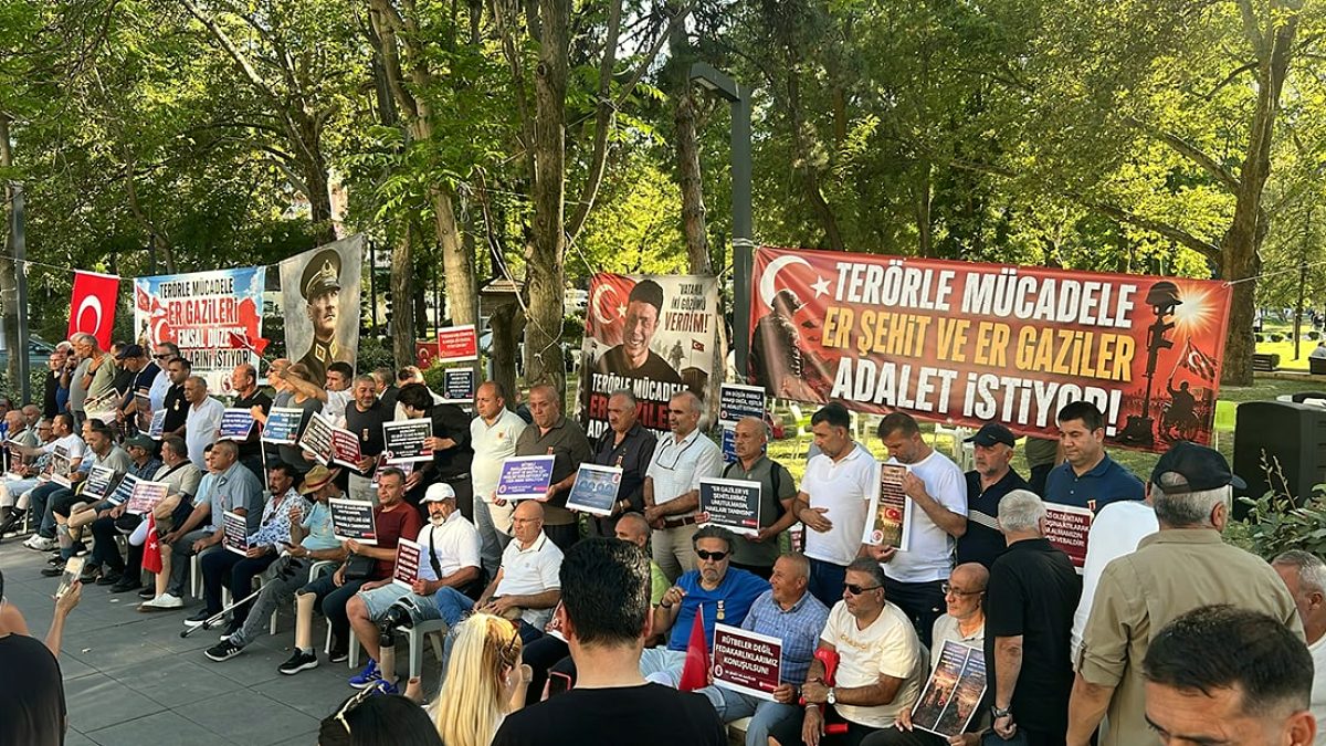 Gaziler Eşit Hak Talebiyle Ankara'da Eylemde: "Hakkımızı İstiyoruz"