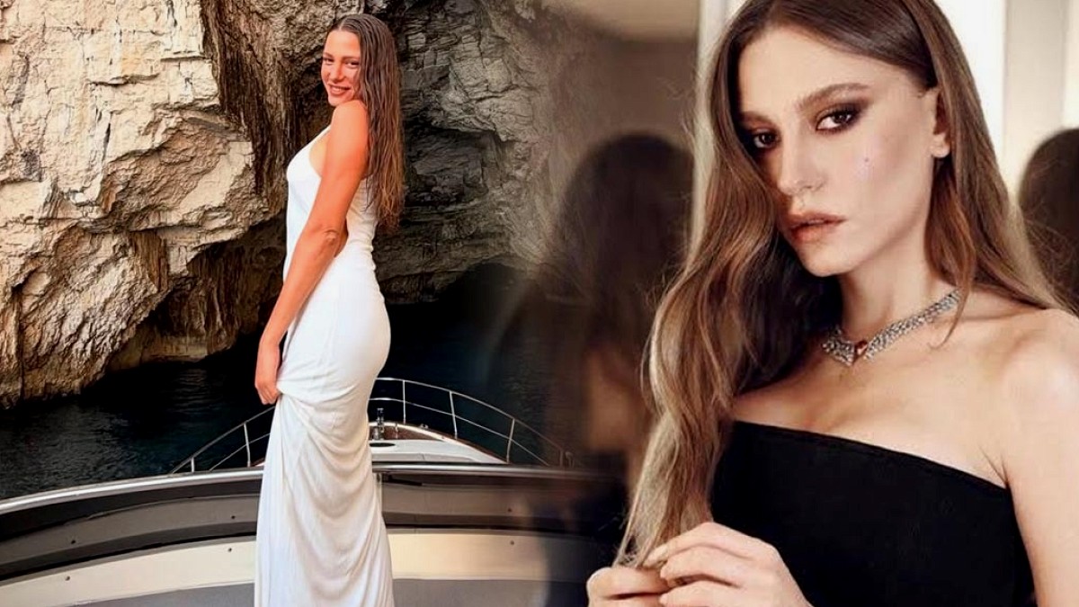 Serenay Sarıkaya'dan Göz Kamaştıran Tekne Tatili Paylaşımları