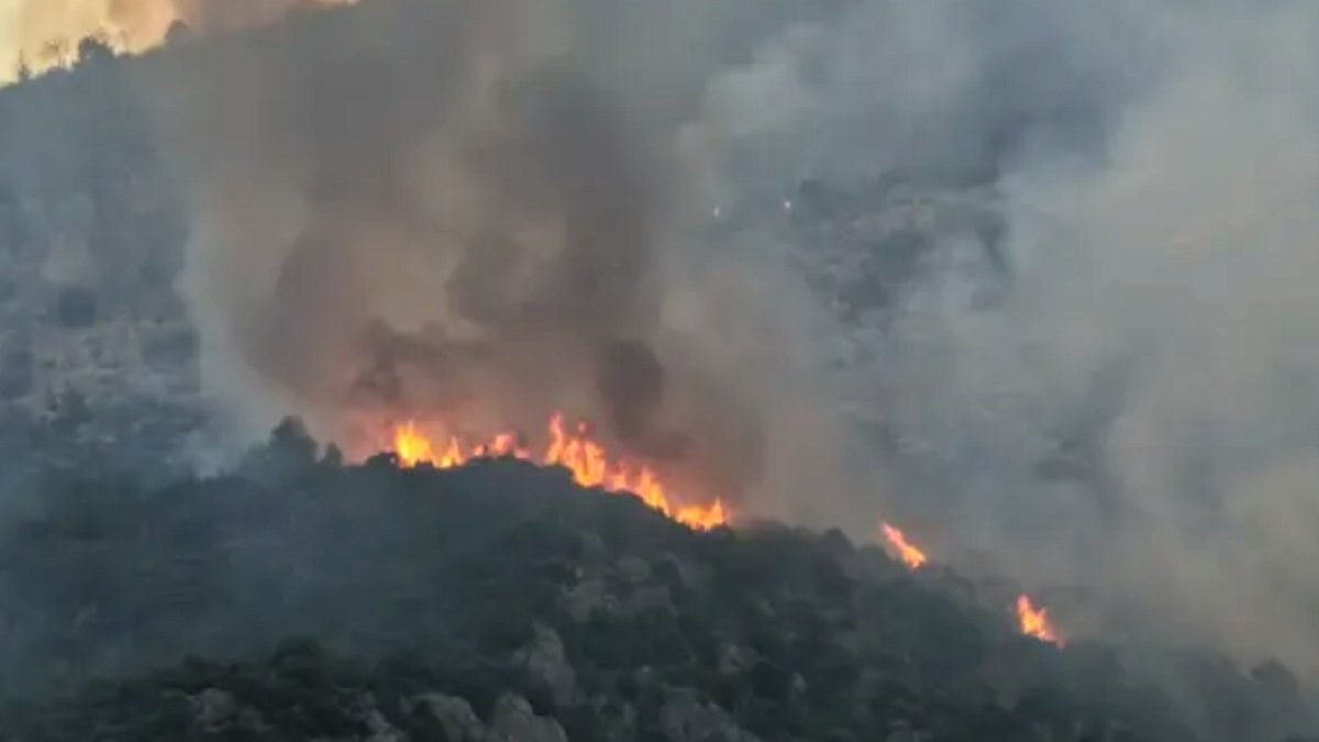 Antalya'da Alevler Yükseliyor: Kaş'ta Zorlu Yangın Mücadelesi Sürüyor