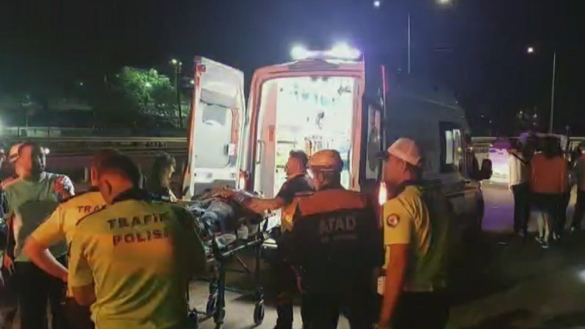 Amasya'da Trafik Kazası: Otomobil 5 Metre Yükseklikten Bahçeye Uçtu