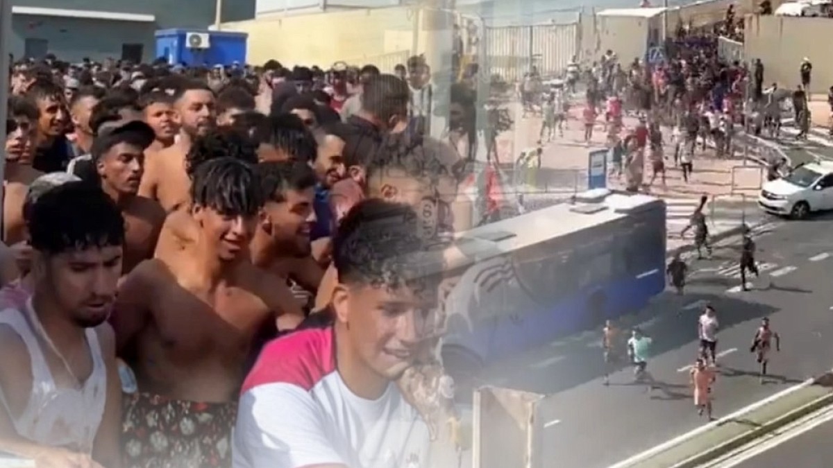 Ceuta Sınırında Göç Baskını: Fas'tan Yüzlerce Kişi İspanya'ya Geçti