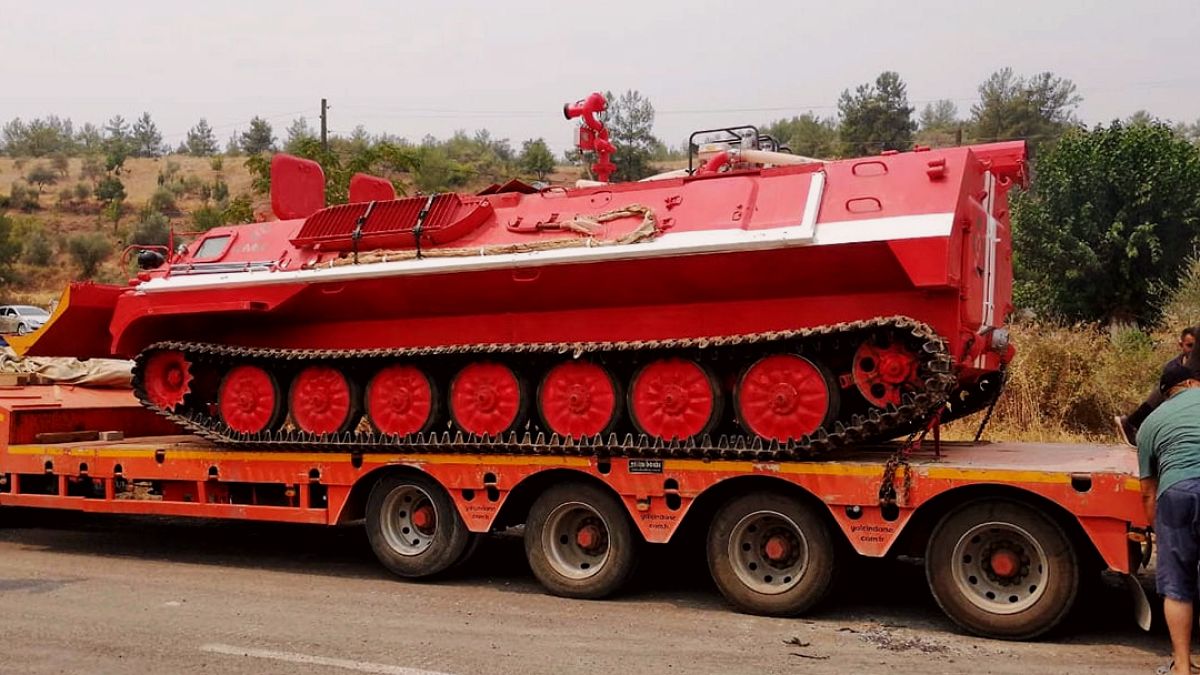 Milas Yangınlarında Kullanılan Kırmızı Tank Kayıp: 5 Yıldır İzine Rastlanmadı