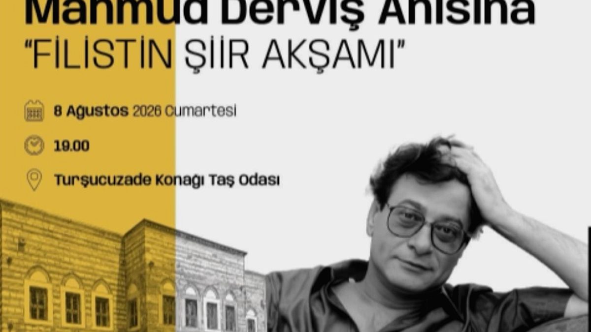 Mahmud Derviş Anısına İstanbul'da Şiir Akşamı