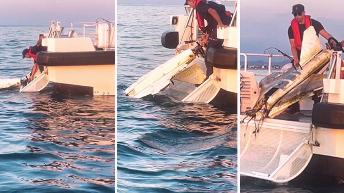 Kıyıdan Uzakta Bulunan İHA'nın Gizemi Çözülüyor