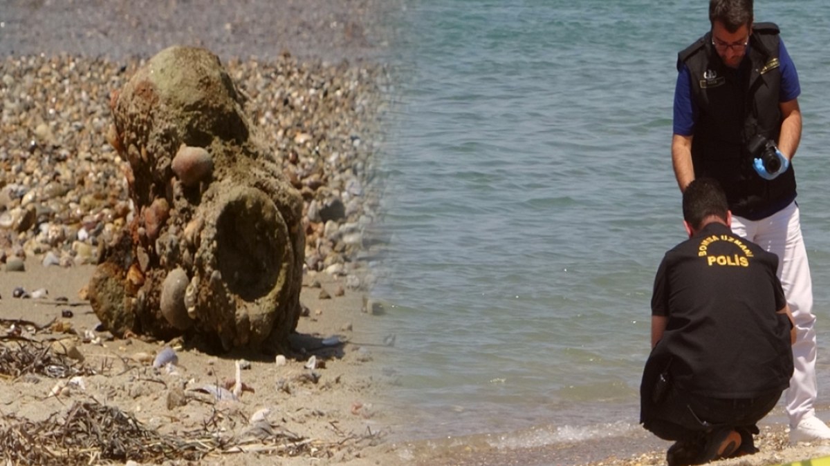 Çanakkale Halk Plajında Bulunan Top Mermisi Paniği Güvenlik Önlemleriyle Kontrol Altına Alındı