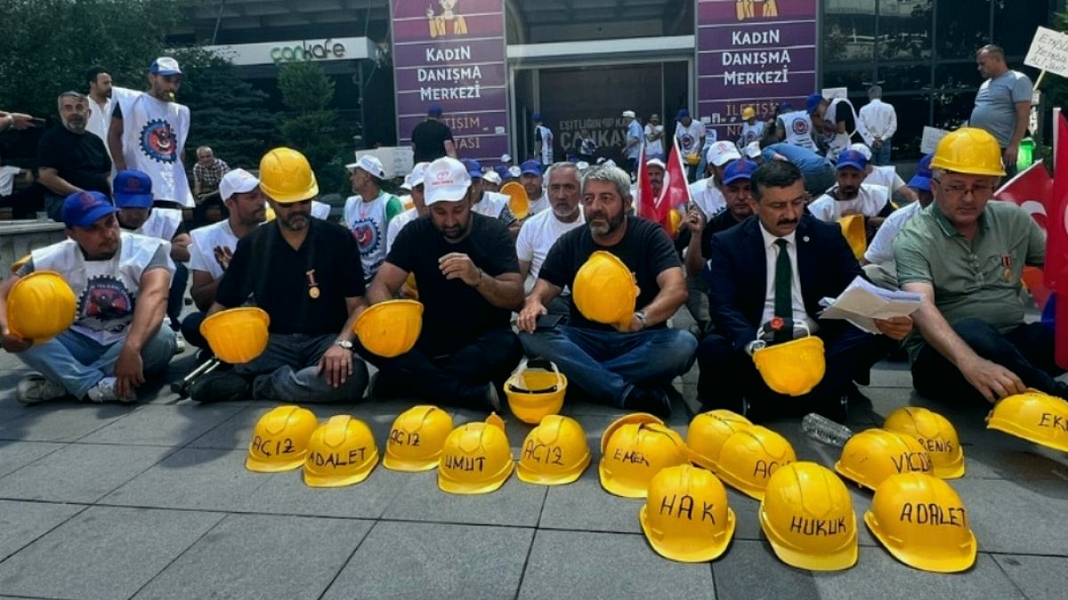 Gaziler ve Madenciler Ankara'da Birlikte Eylemde: "Hak Mücadelesi Veriyoruz"