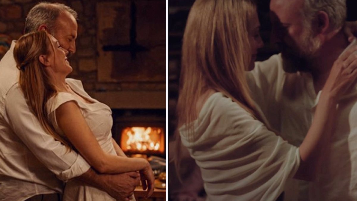 Meryem Uzerli ve Halit Ergenç'ten Duygusal Sirtaki Sahnesi: 'İmroz'da Bahar'dan İlk Görüntüler