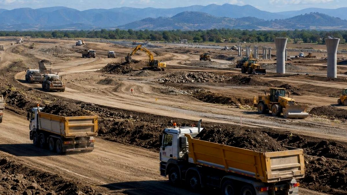 Avustralya'da Dev Otoyol Projesi: 1.3 Milyon Ton Malzeme Taşındı