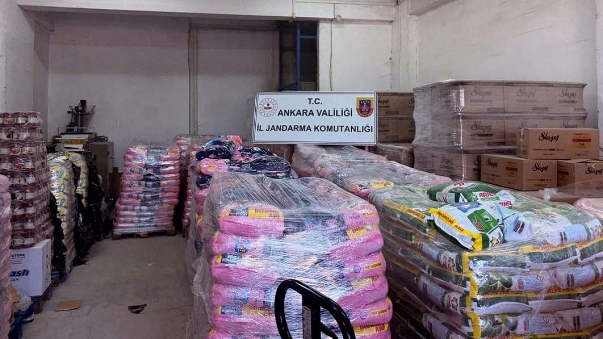 Ankara'da Devasa Operasyon: 37 Ton Sahte Ürün Ele Geçirildi