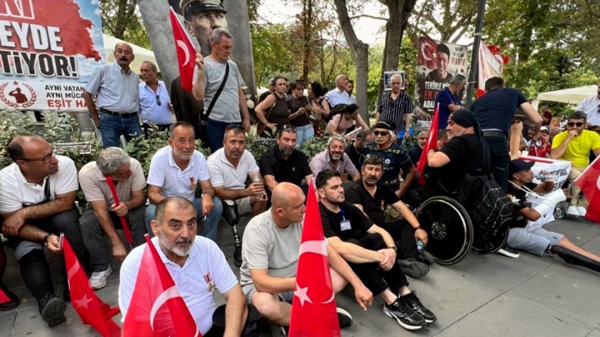 Gaziler Eşit Hak Talebiyle Ankara'da 33. Gün Direnişinde