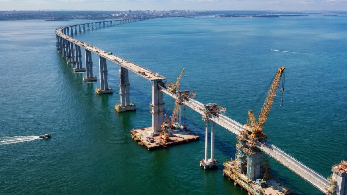 Brezilya'da Dev Proje: İki Noktayı Birleştirecek 12 Km'lik Köprü İnşaatı Başladı