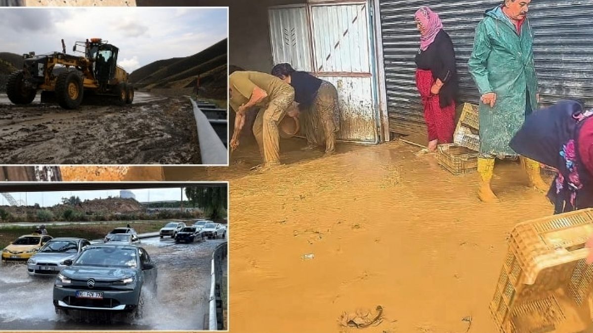 Sağanak Yağış Beş İlde Hayatı Felç Etti: Sel ve Heyelanlar Yolları Kapattı