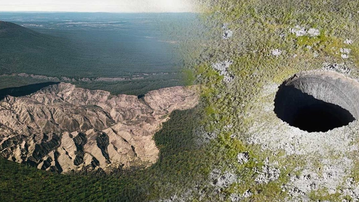 Sibirya'da Dev Çöküntü: 650 Bin Yıllık Geçmiş Gün Yüzüne Çıkıyor