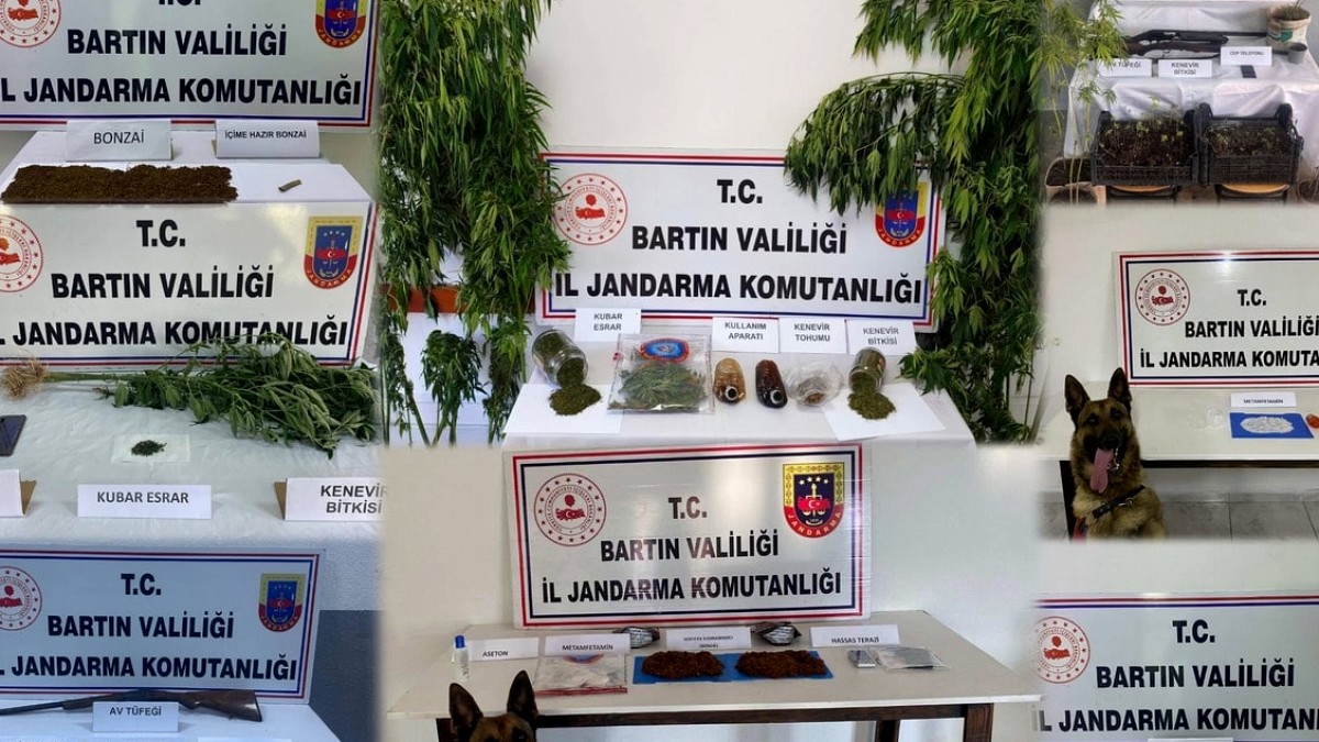 Bartın'da Uyuşturucu Operasyonu: 16 Gözaltı, Yüksek Miktarda Madde Ele Geçirildi