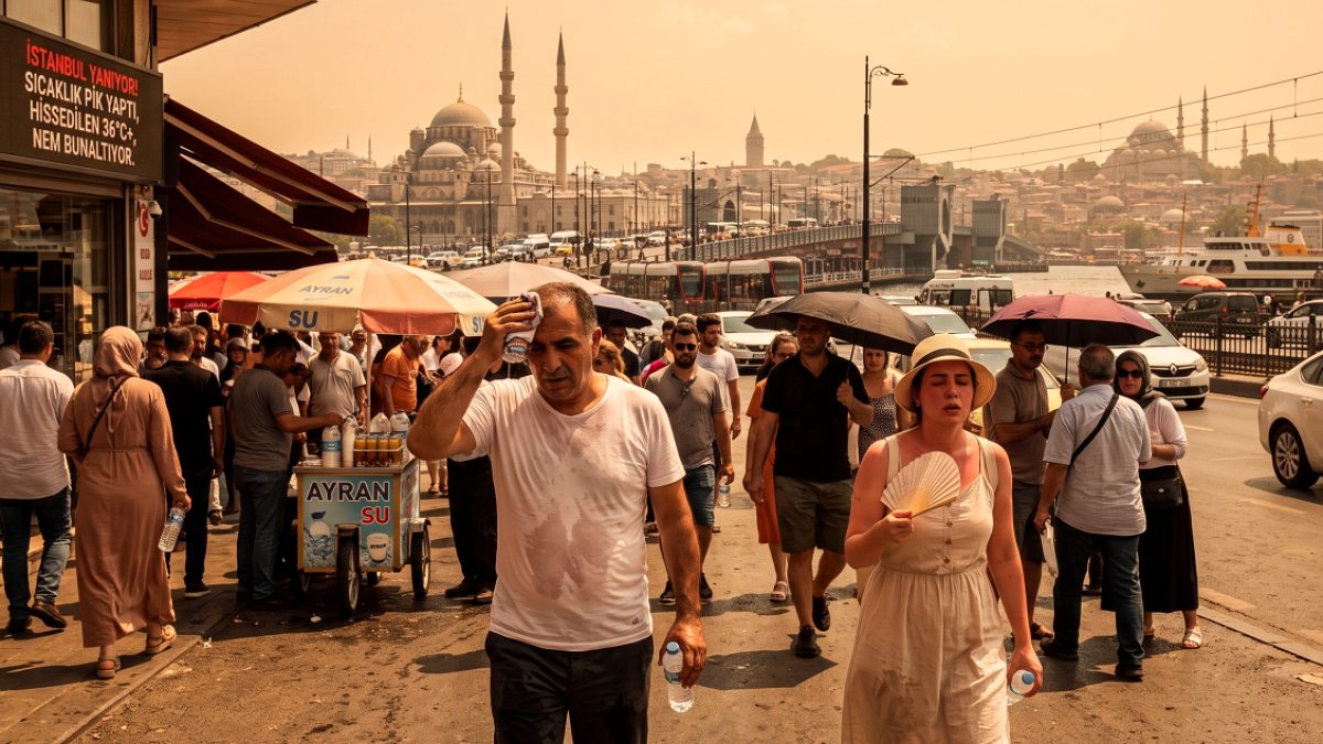 İstanbul'da Sıcaklık Rekoru: Kavurucu Sıcaklar ve Yüksek Nem Vatandaşı Bunaltacak