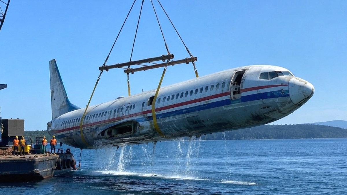 Emektar Boeing 737 Denizin Dibinde Yeni Bir Hayat Buldu