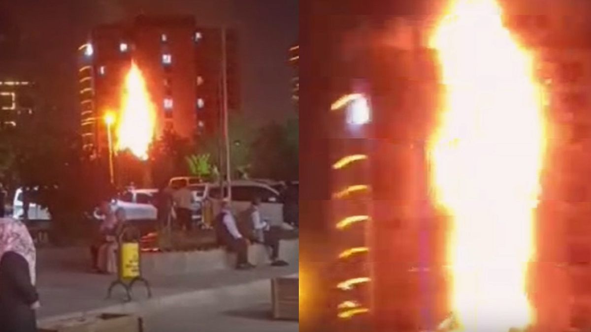 Diyarbakır Plaza Alevlere Teslim Oldu: Geniş Çaplı Müdahale Sürüyor