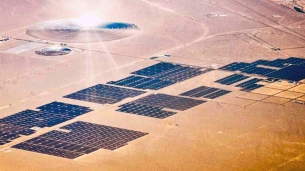 Çölde Güneş Enerjisi Santrali Ekolojik Vaha Yarattı