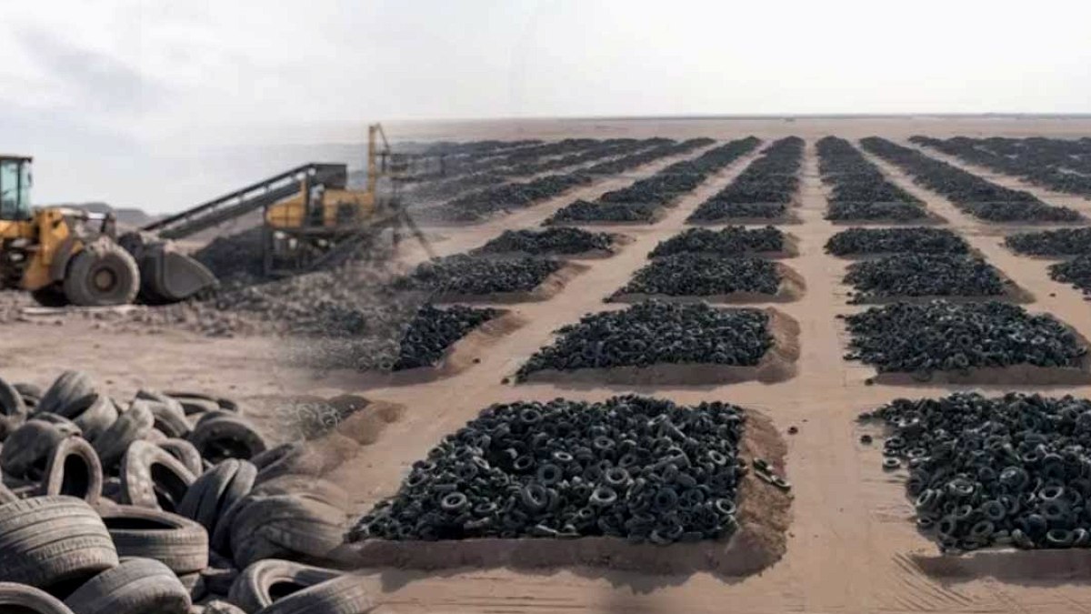 Atacama Çölü'ndeki Dev Lastikler Ekonomiye Kazandırılıyor