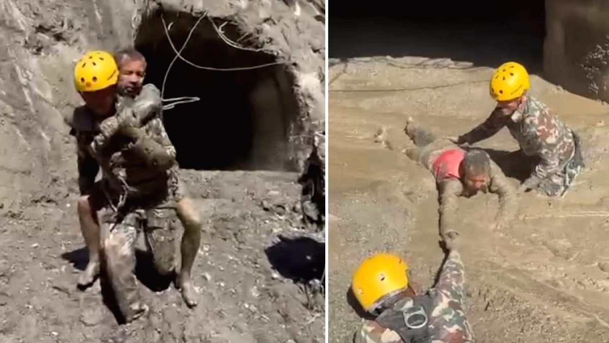 Nepal'de Sel Felaketi Sonrası Tünelde Mahsur Kalan İşçiler Kurtarıldı: İkinci Bir Felaket Kapıda