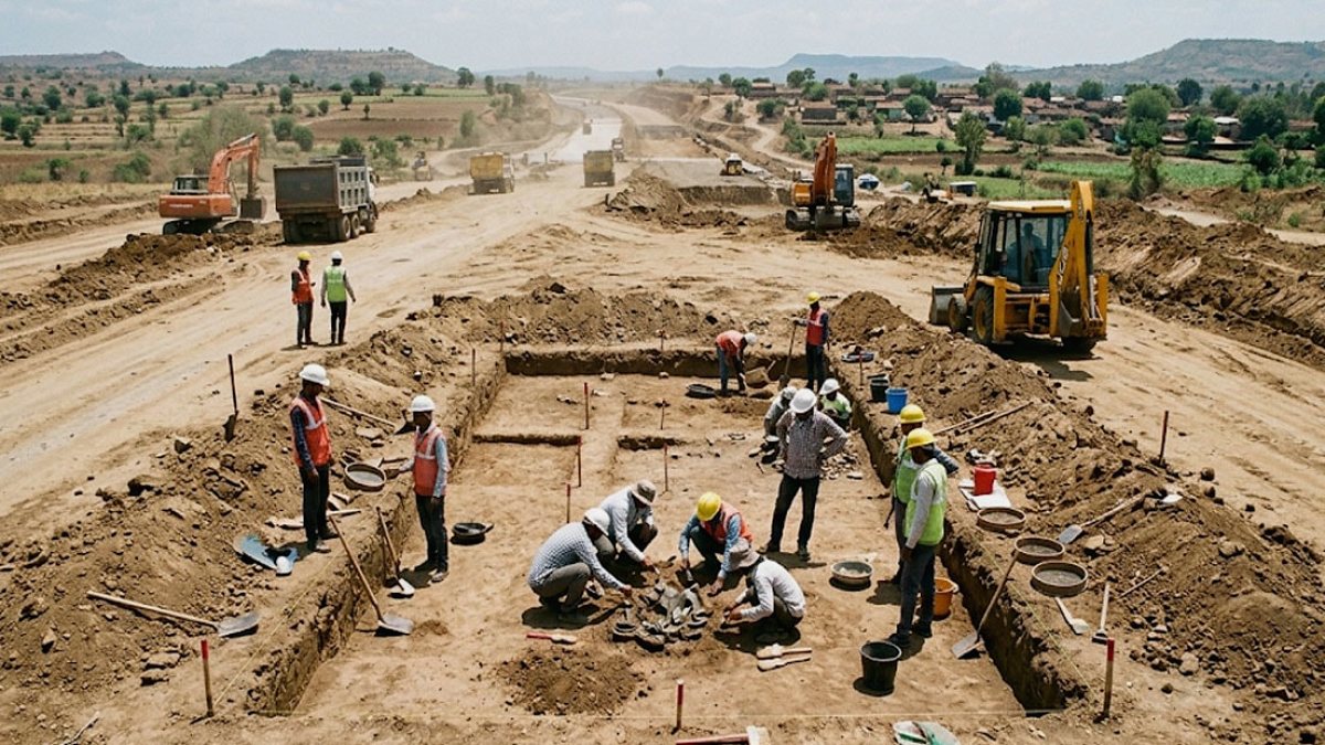Hindistan'da Yol İnşaatında Tarihi Gümüş Sikkeler Bulundu