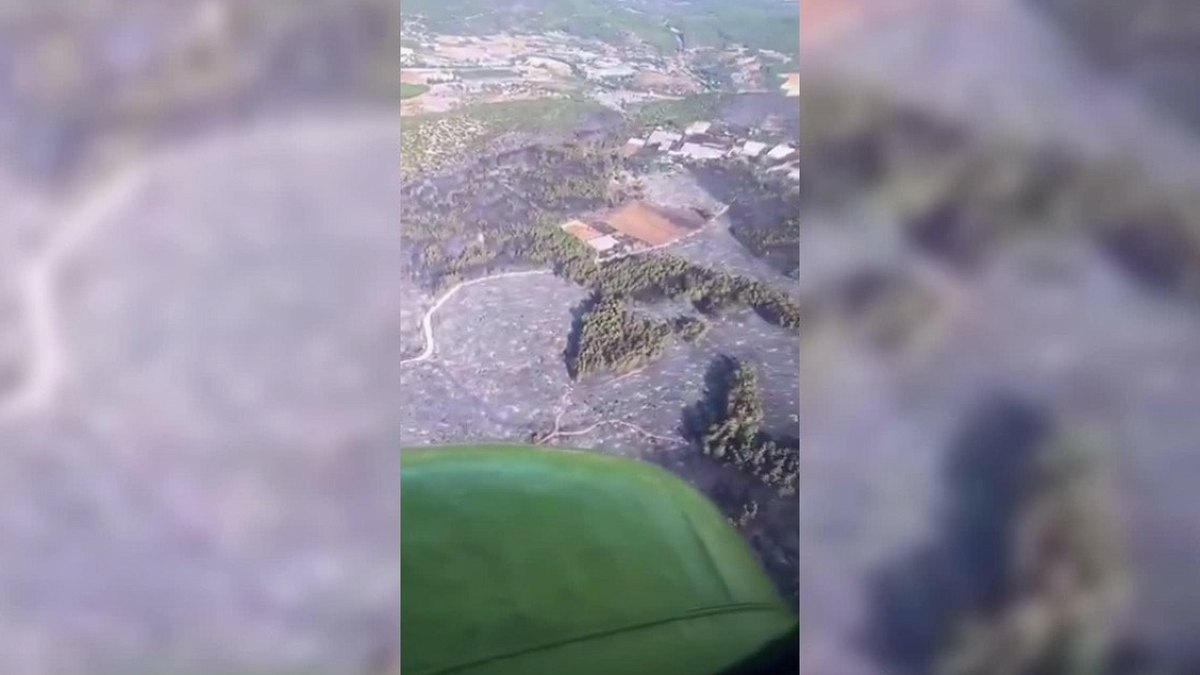 Muğla ve Antalya'da Orman Dışı Alanda Başlayan Yangın Kontrol Altına Alındı
