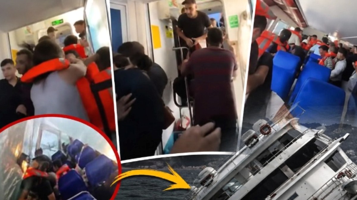 Girne Açıklarında Facia: Batan Geminin Son Anları Kamerada