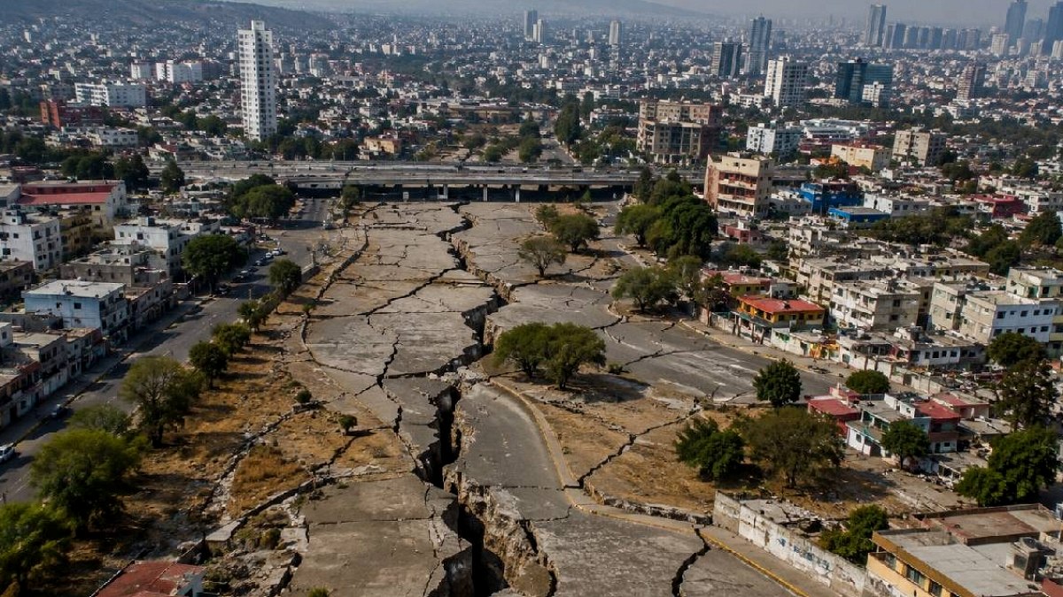 Meksika'da Şok Çökme: Yeraltı Suları Çekilince Şehir Yıkılıyor