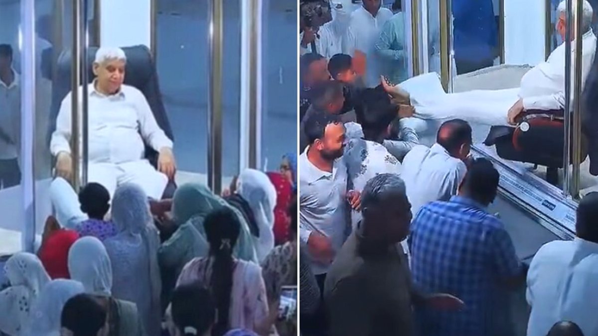 Hindistan'da Tarikat Lideri İçin Sıraya Giren Müritler Şaşırttı