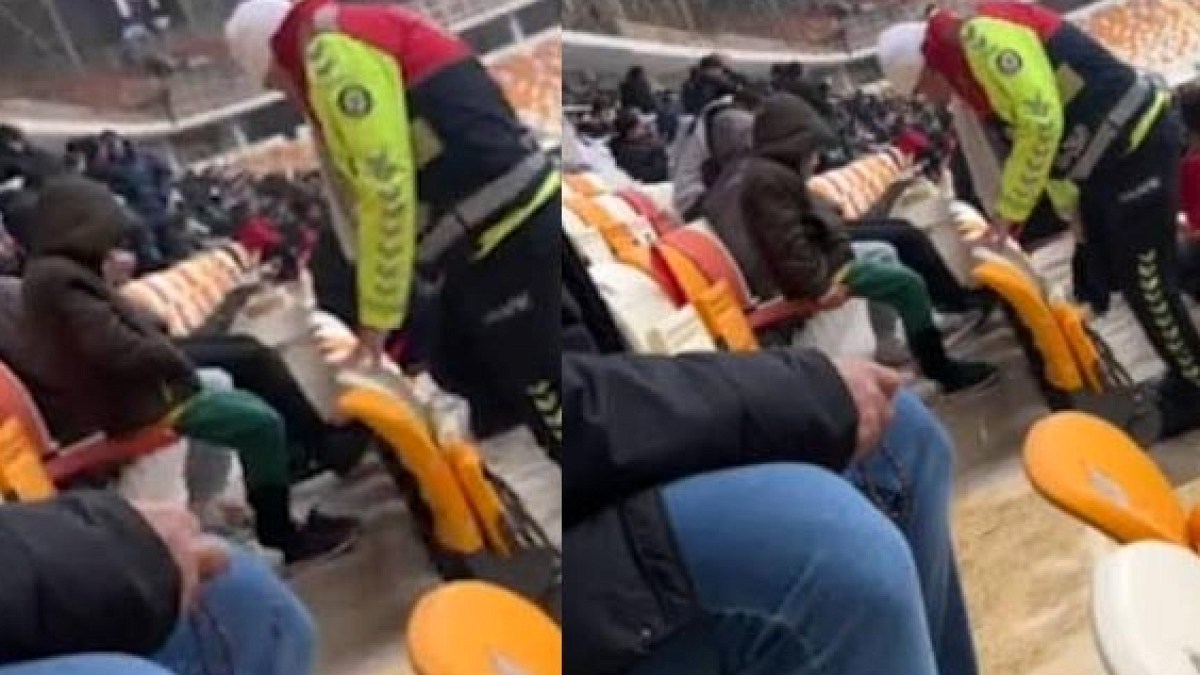 Polis Memurunun Duyarlılığı TFF'den Ödülle Taçlandı