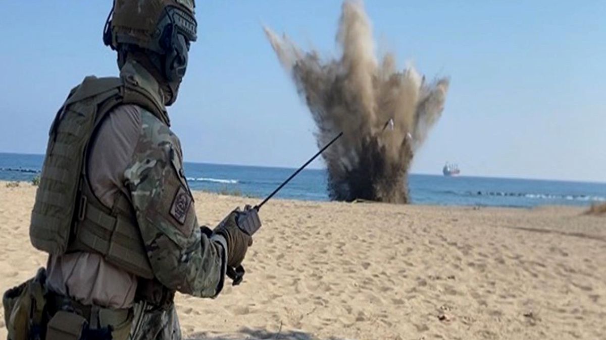Karadeniz'de Tehlike Yaratan Şüpheli Cisimler SAS Ekipleri Tarafından İmha Edildi