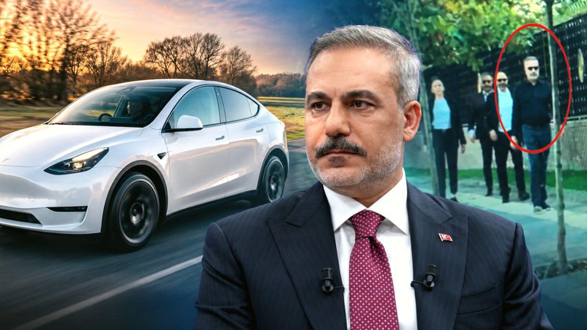 Dışişleri Bakanı Hakan Fidan, Ankara Sokaklarında Tesla Kamerasına Yakalandı
