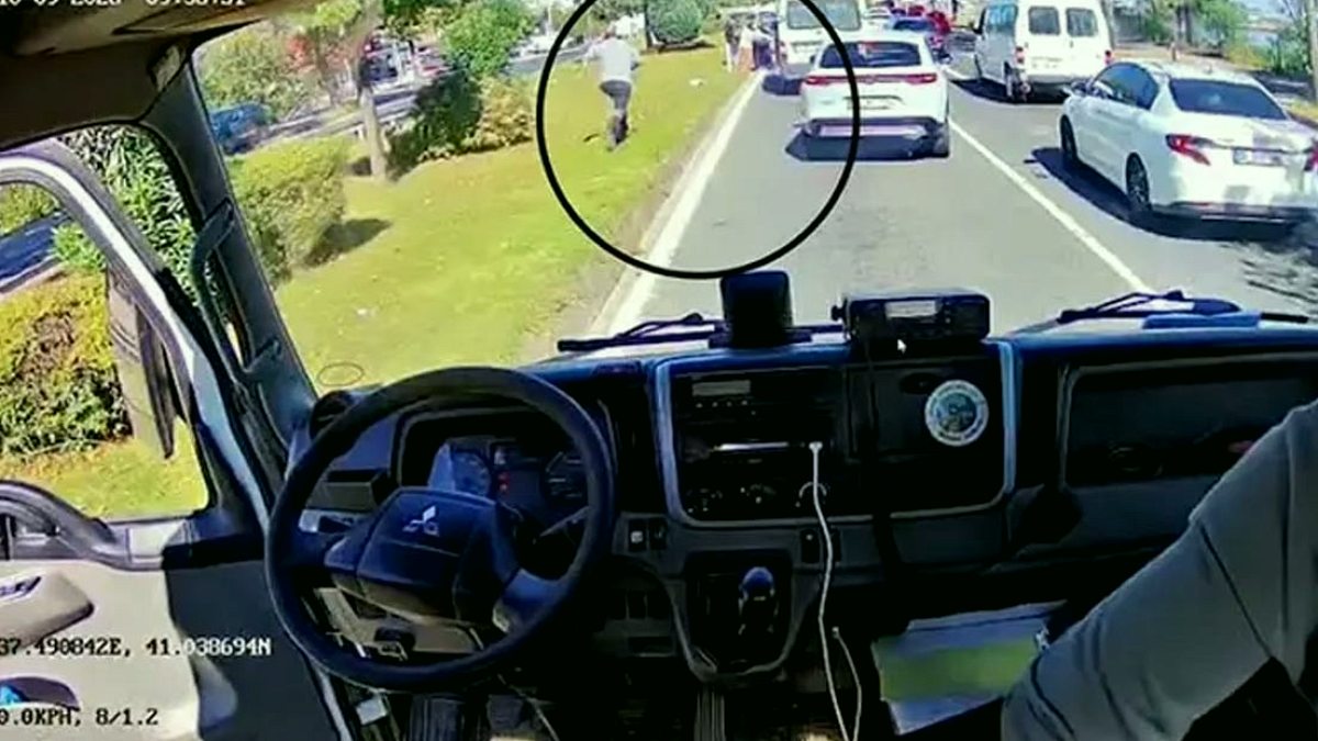 Boğazına Hap Takılan Sürücüye Kahraman El: Hayatı Kurtardı