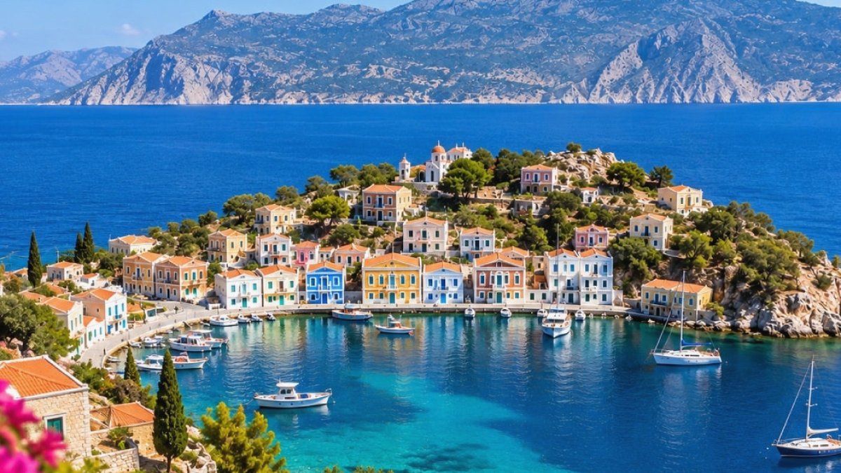 Yunanistan'dan Meis Adası'na Yerleşene Cömert Destek