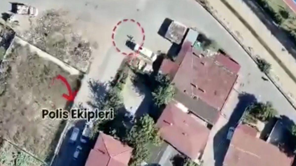 Elektrikli Scooterla Kaçan Şüpheli Drone ile Yakalandı
