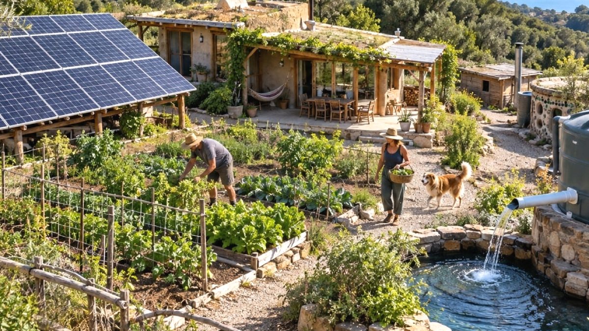 16 Yıllık Emeğin Sonucu: Elektrik ve Su Faturası Ödemeyen Çiftin Kendi Kendine Yeten Dünyası